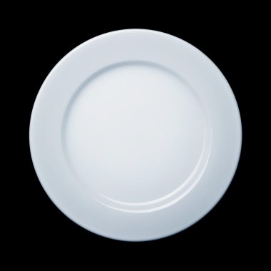 White plate clipart