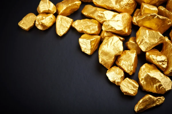 Nuggets de ouro — Fotografia de Stock