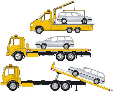 Tow truck clipart