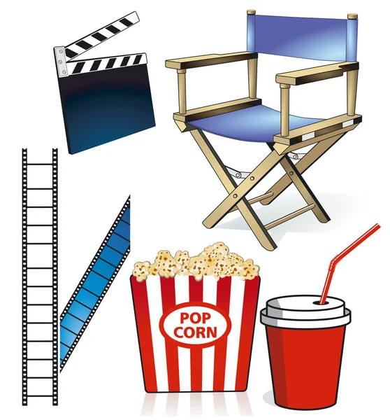 Cine y películas — Vector de stock