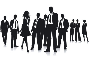 Group of business clipart