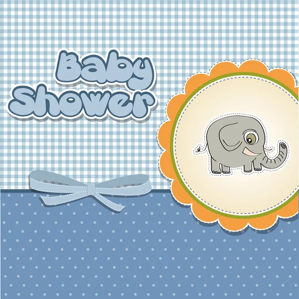 Romantic baby announcement card — Stock Photo, Image