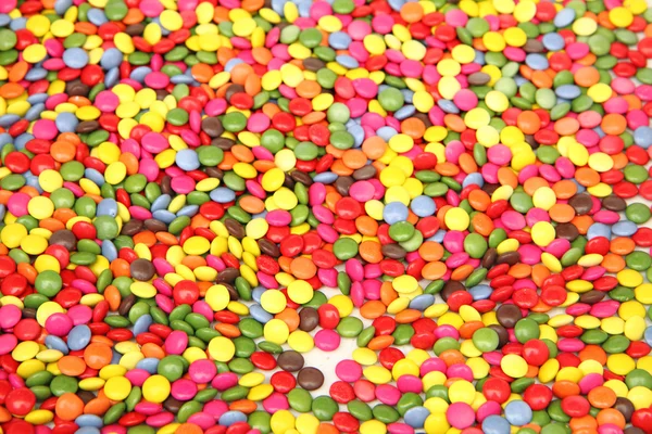 Farbe Schokolade Bonbons — Stockfoto