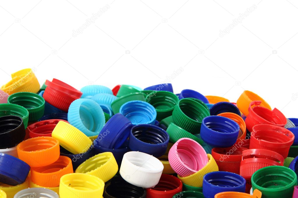 Color plastic caps