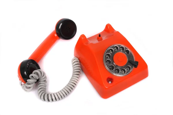 Τηλέφωνο που απομονώνονται σε λευκό φόντο — Φωτογραφία Αρχείου