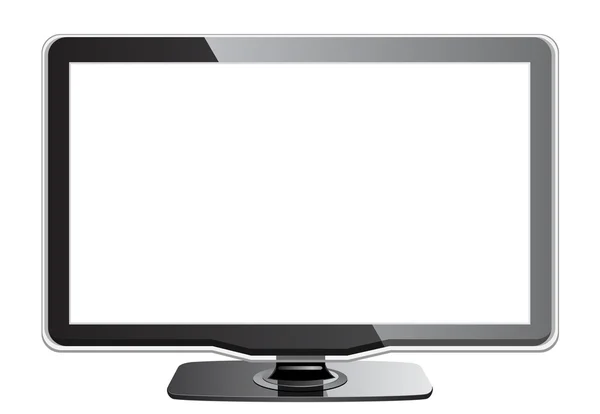 Tv isolata a schermo piatto — Vettoriale Stock