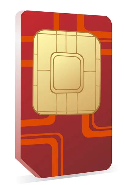SIM-kortet ikonen — Stock vektor