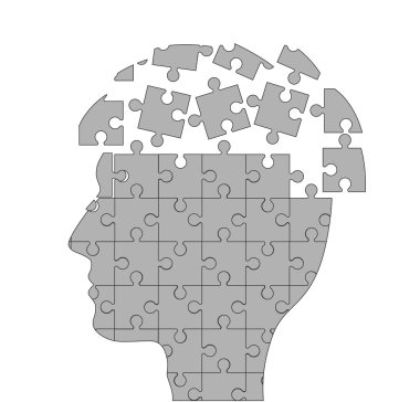 Head puzzle clipart