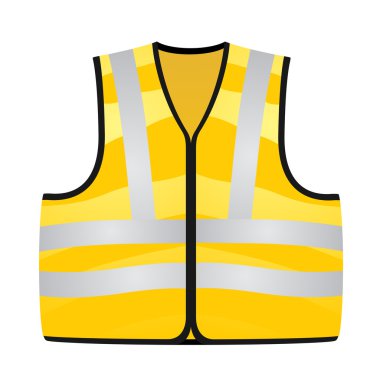 Yellow vest clipart