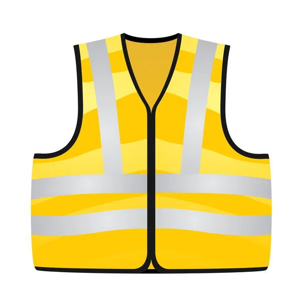 Žlutá vesta — Stockový vektor