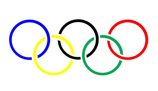 Anelli olimpici — Vettoriale Stock