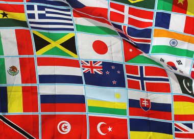 World flags clipart