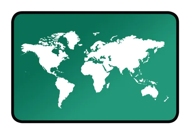 Světová mapa znamení — Stock fotografie