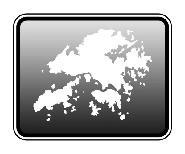 Hong Kong map on computer tablet — Stock Photo, Image