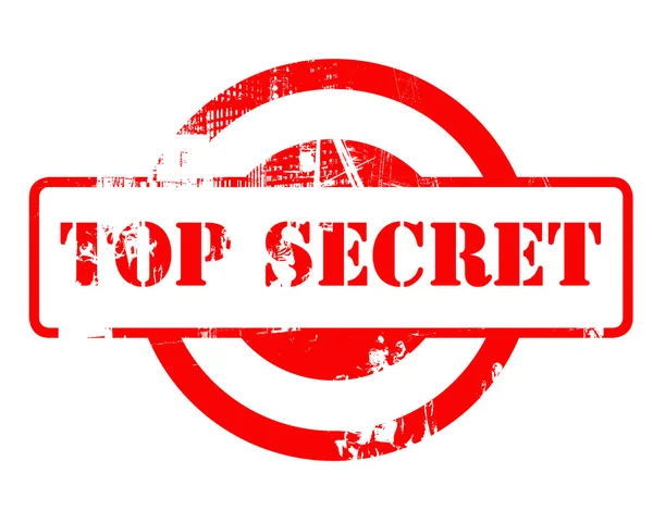 Top Secret red stamp — Stock Photo, Image