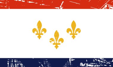 New Orleans flag clipart