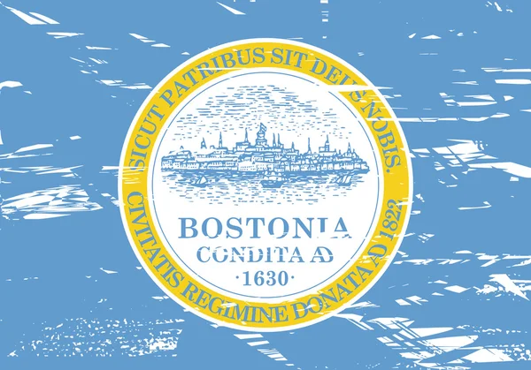 Boston stad vlag — Stockfoto