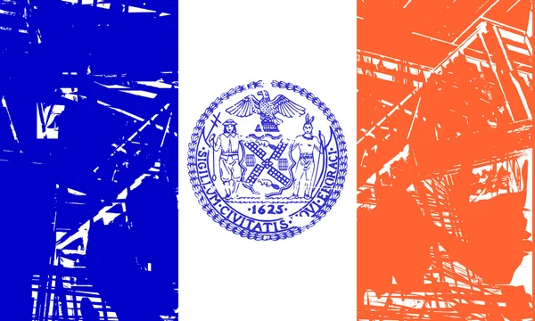 New York city flag — Stock Photo, Image