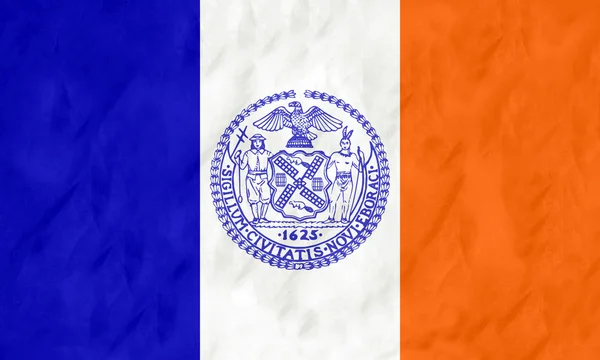 New Yorks flagga — Stockfoto