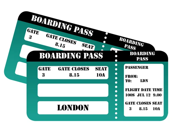 Carta d'imbarco Londra 2012 — Foto Stock