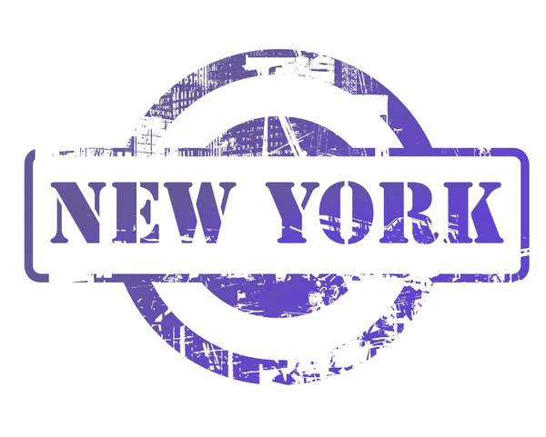 New york razítko — Stock fotografie