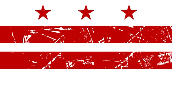 Washington d.c flagge — Stockfoto