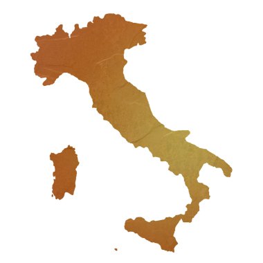 dokulu İtalya Haritası