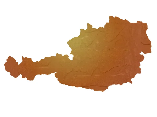 Teksturowane mapę Austrii — Zdjęcie stockowe