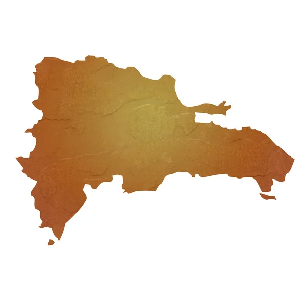 Mapa texturizado de República Dominicana — Fotografia de Stock