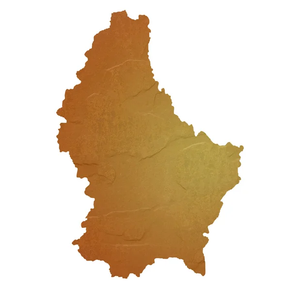 Mapa texturizado de Luxemburgo — Fotografia de Stock