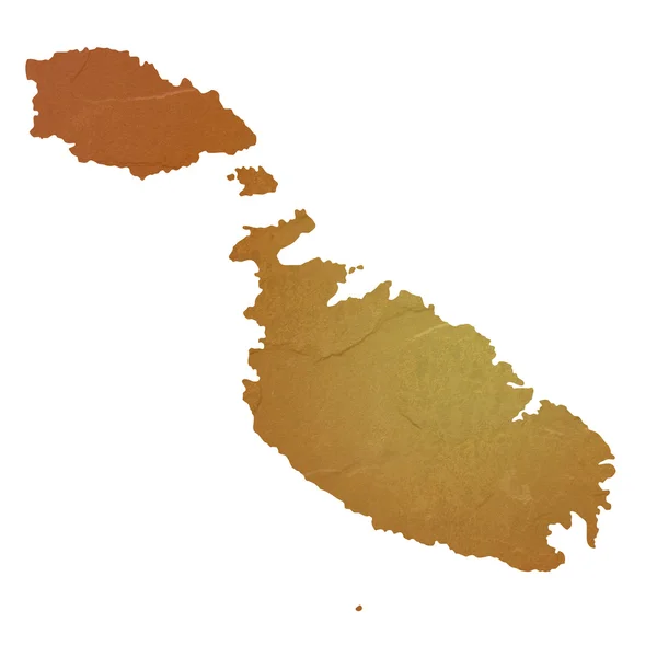 Teksturowane mapa Malty — Zdjęcie stockowe