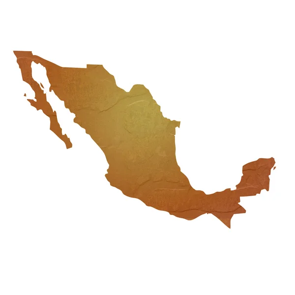 Textured map of Mexico — Stock Photo, Image