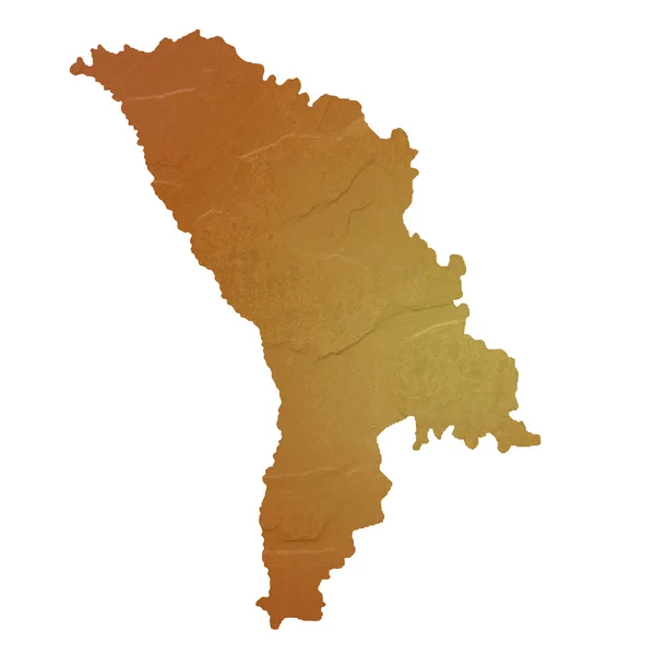 Mapa texturizado de Moldova —  Fotos de Stock