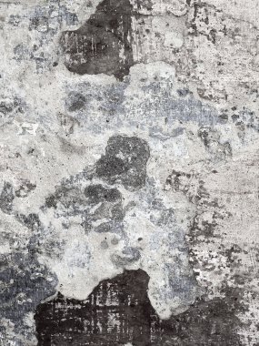 Texture of old wall with cracks and shabby paint. clipart