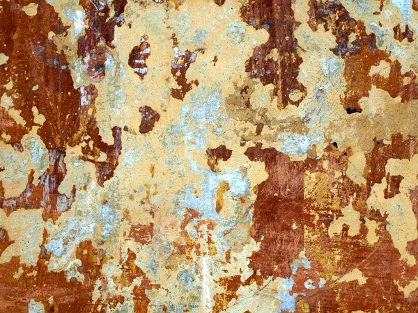 Textura de pared vieja con una pintura de mala calidad —  Fotos de Stock