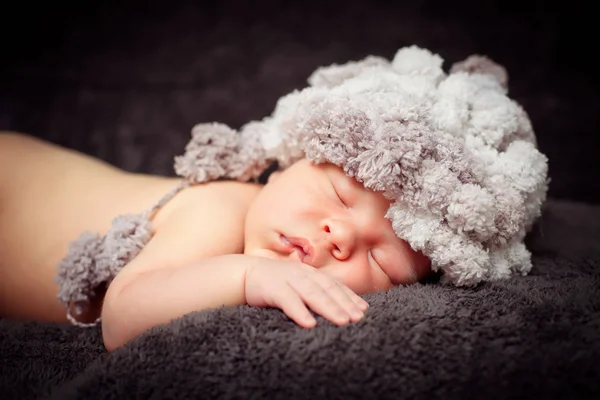 0-7 deys baby. pasgeboren baby. — Stockfoto