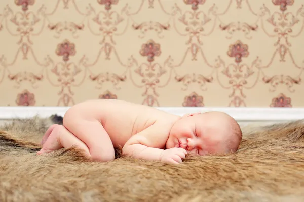 0-7 deys baby. nyfödda baby. — Stockfoto