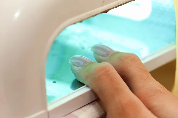 stock image Manicure in process.Shallow depth of field