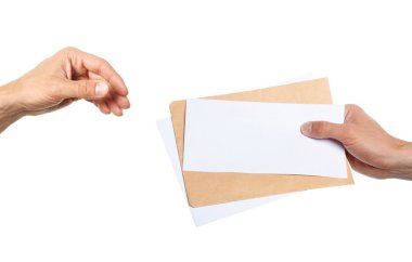 Blank envelope clipart