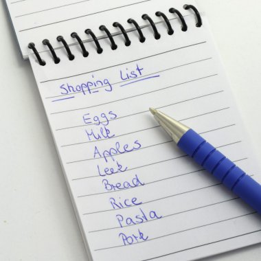 Shopping List clipart