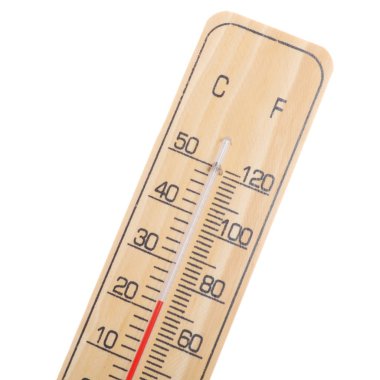 Wooden thermometer clipart