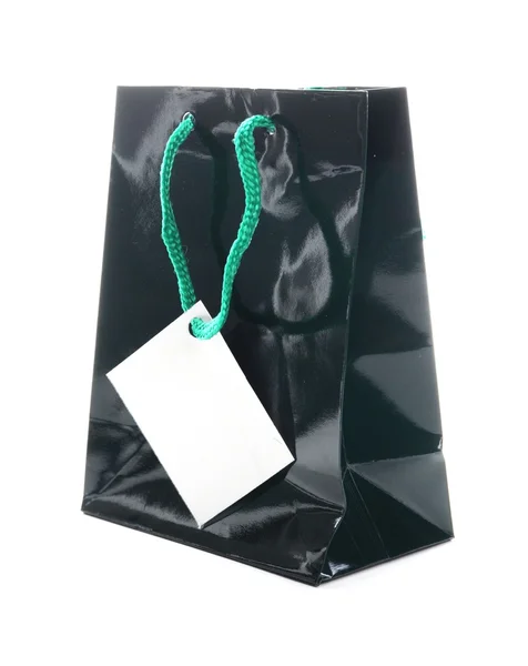 Zelený Nákupní taška — Stock fotografie