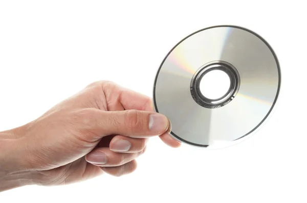 Ręka z cd — Zdjęcie stockowe