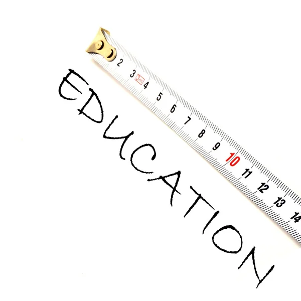 Measuring education — Stock Photo, Image