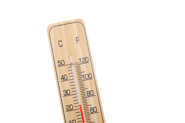 Trä termometer — Stockfoto