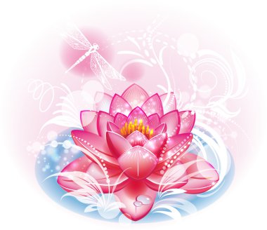 Lotus flower clipart