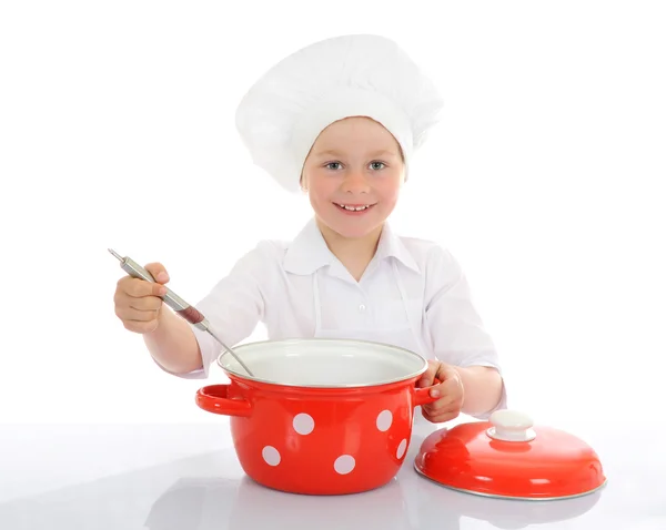 Little funny chef — Stock Photo, Image