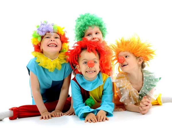 Funny clowns — Stock Photo, Image