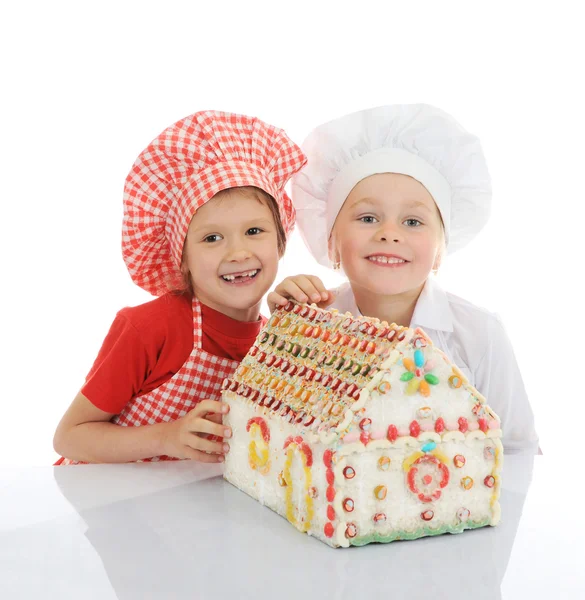 stock image Little bakers