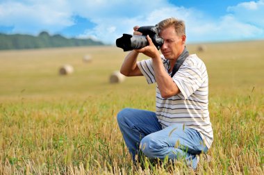 Professional photographer clipart